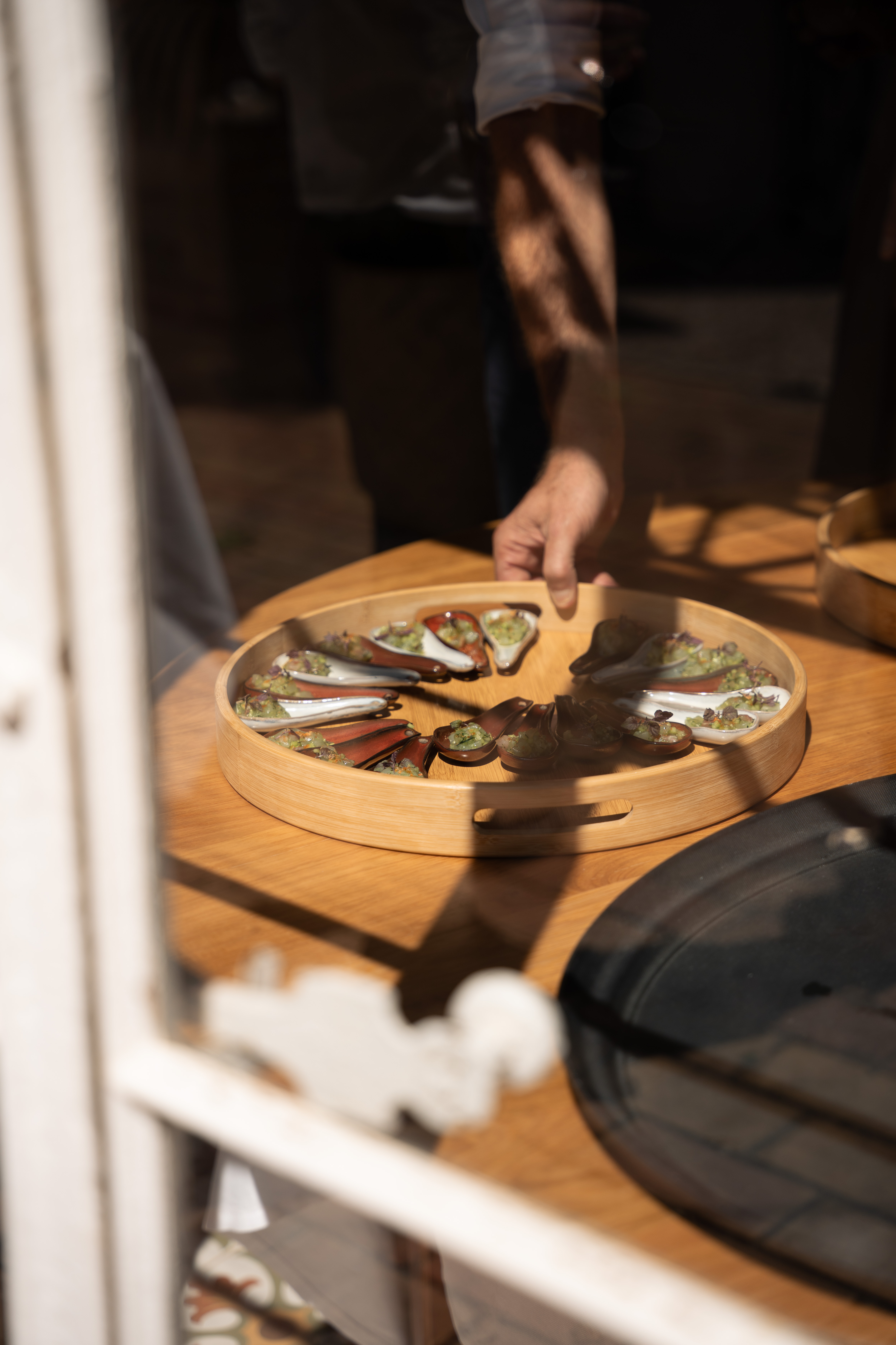 plat dressé d'un chef étoilé, photographié au Relais de la Madeleine, restaurant 1 étoile Michelin, en Provence