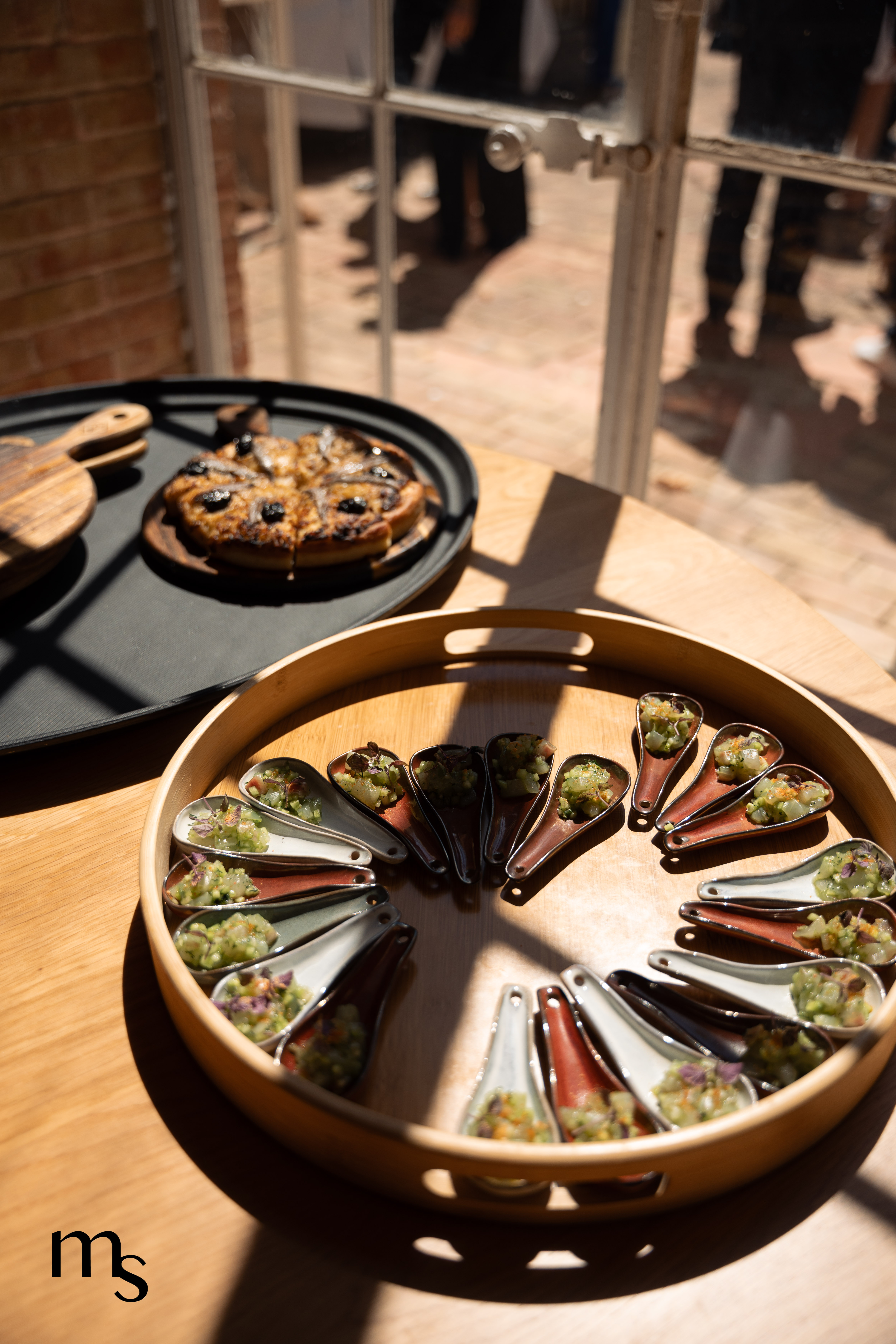 cocktail de mariage au relais de la madeleine Mathias dandine, à Gemenos